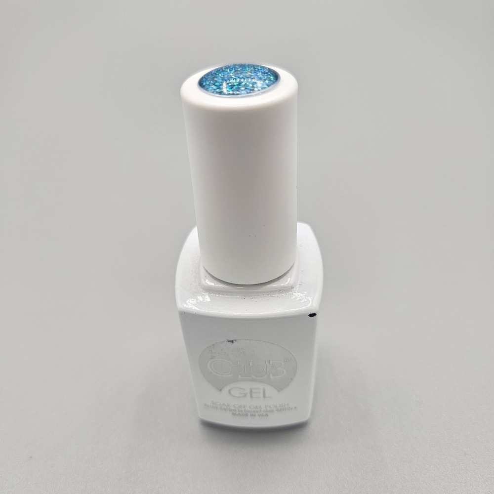 Color‎ Club Gel Soak Off Polish Bougie Baby GEL1195 Blue Glitter 0.5oz 15ml